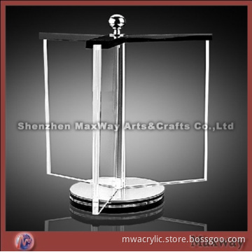 Transparent High Grade Rotatable Acrylic/Perspex Menu Holder Rack